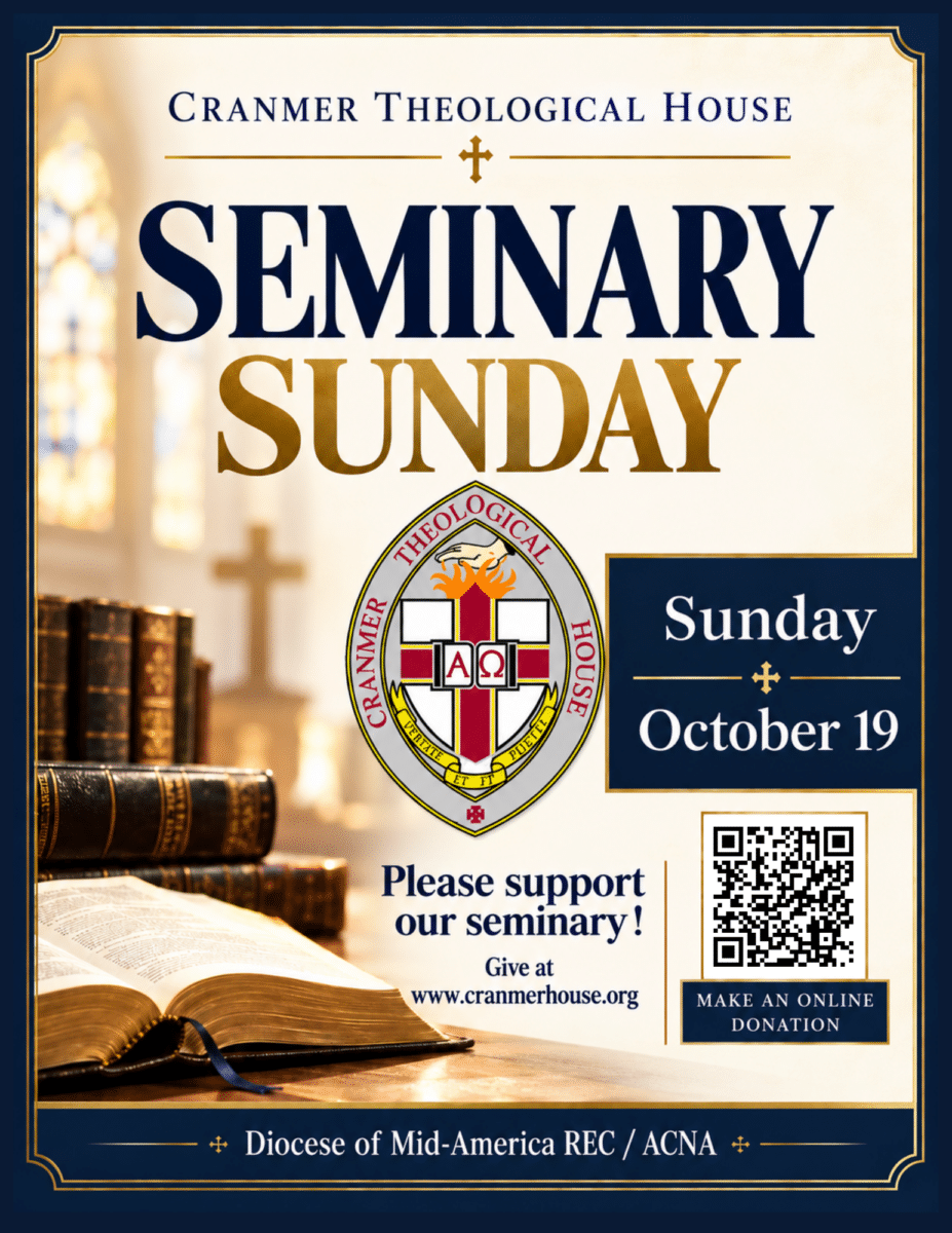 Seminary Sunday 2026: Pray for Cranmer Theological House